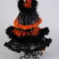 Lighted Glitzy Orange Witch