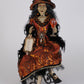 Wine Elegance Sitting Witch