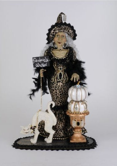 Lighted Fabulously Wicked Leopard Witch