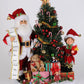 Lighted Christmas Presents Santa