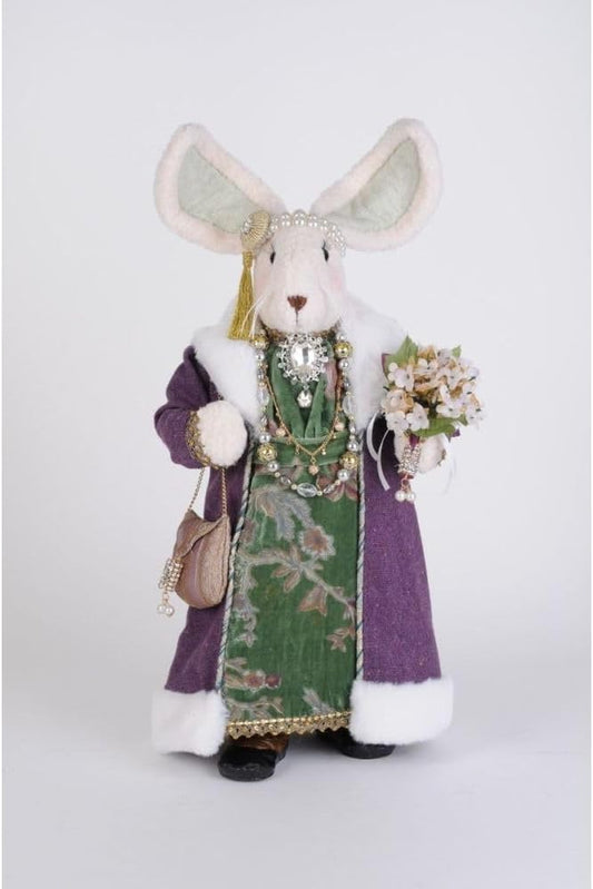 Violet Bunny Figurine 19