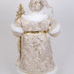 Lighted Gold Couture Santa