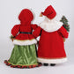 Lighted Strolling Santa and Mrs. Claus