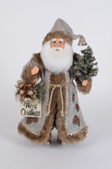 Lighted Silver Pine