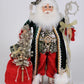 Lighted Sparkling Emerald Santa