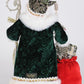Lighted Sparkling Emerald Santa