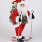 Lighted Ski Santa