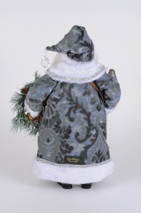 Lighted Snowy Serenity Santa