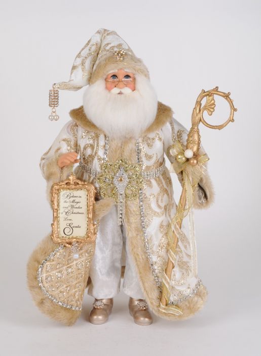 Gilded Elegance Santa