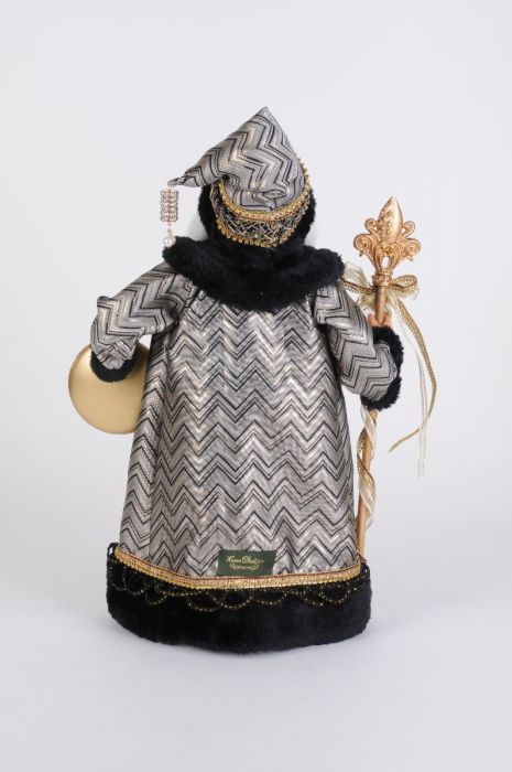 Silver and Gold Santa