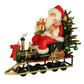 Lighted Merry Christmas Train Santa