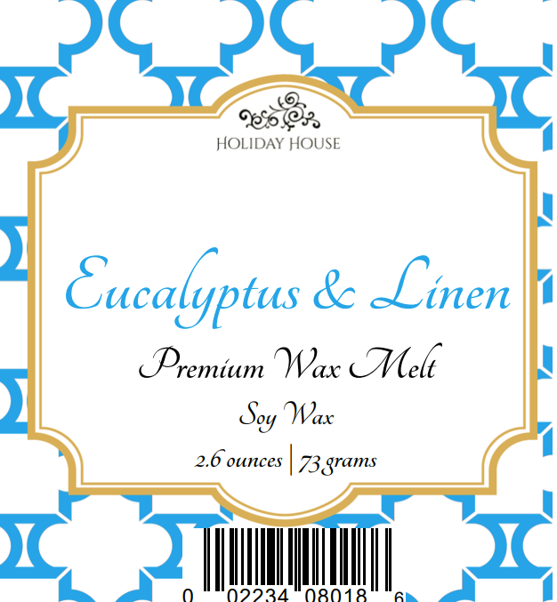 Eucalyptus and Linen Wax Melt (2 packages)