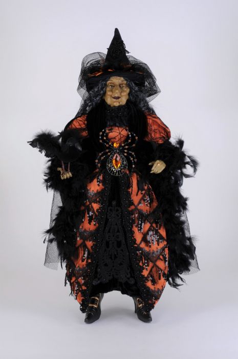 Orange Standing Witch
