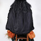 6 foot Sitting Witch with Lighted Pumpkin