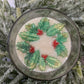 3D Christmas Wreath Candle