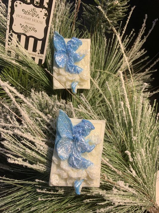 Fancy Pixie Soap Bar, Blue (Set of 2)