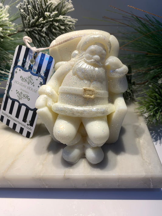 Santa in Chair Candle