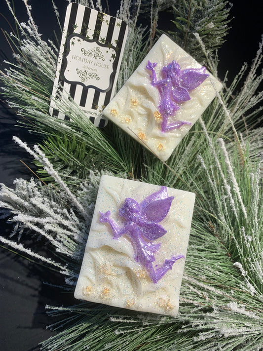 Fancy Pixie Soap Bar, Purple (Set of 2)