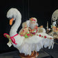 SPECIAL Santa in Carriage with Swan (Signed)