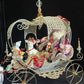 SPECIAL Santa in Carriage with Swan (Signed)