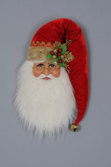 Traditional Santa Head Wall/Door Hanger