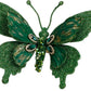 Glittered Jewel Butterfly Clip 7" (Set of 4) Multiple Colors