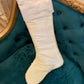Stockings, Ivory Velvet Elegance Stocking