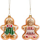 Gingerbread Ornament 4'' (Set of 2)