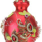 King's Jewel Finial Ornament, Red - 8"
