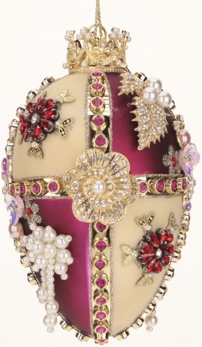 Faberge Jewel Egg Orn, Mag/Ivory