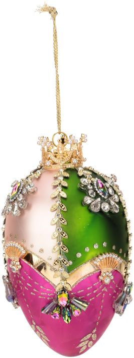 Faberge Jewel Egg Orn, MG/GR/PK