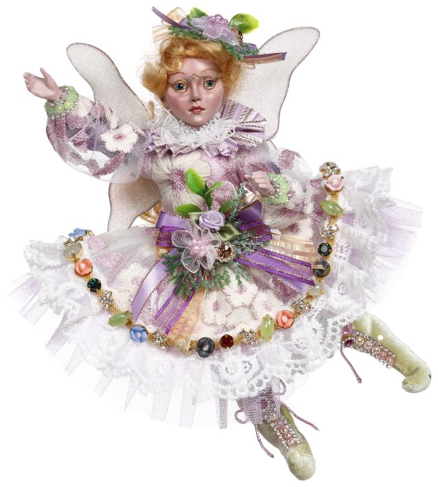 Violet Girl Fairy, SM - 9"