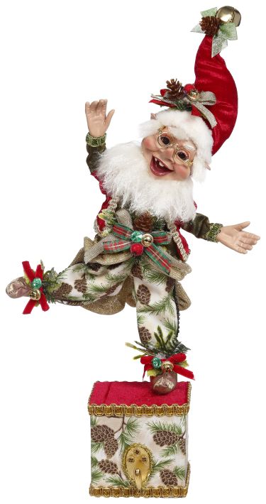 Holly & Ivy Elf Stocking Holder - 14"