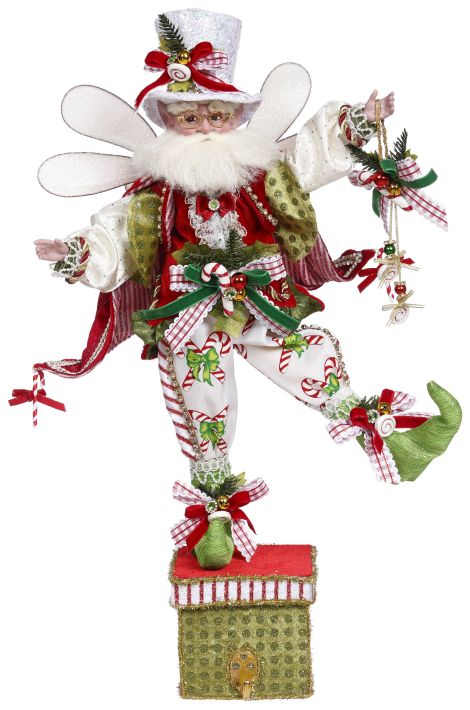 Candy Cane Fairy Stocking Holder - 22 Inches