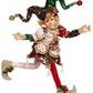 North Pole Jester Elf Girl, MED - 16.5"