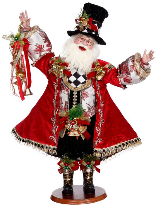 Christmas Bells Santa - 27"