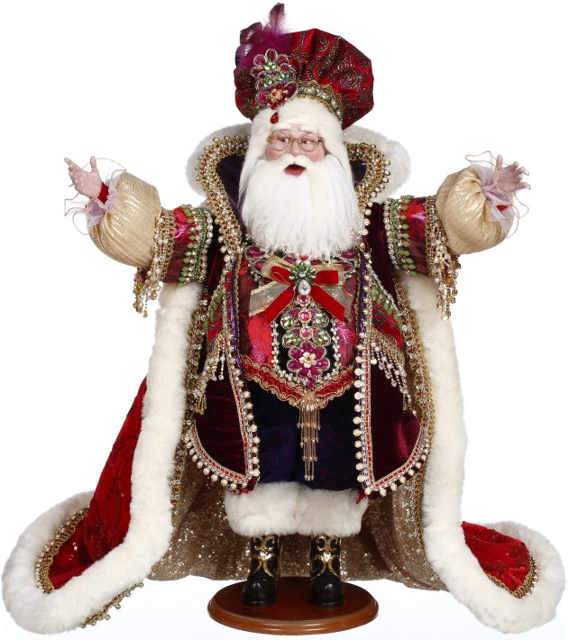 Christmas Jewel Santa 25.5''