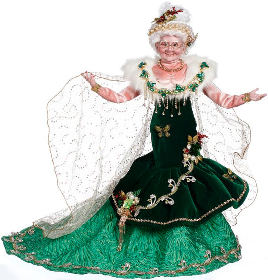 Emerald Glistening Mrs. Claus, 23"