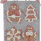 Gingerbread On Metal Tray Ornaments