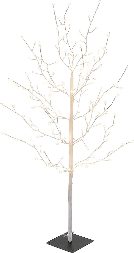4FT Electric Micro LED white tree