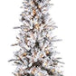 Narrowed Flocked Pencil Pine 7.5"