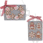 Gingerbread On Metal Tray Ornaments