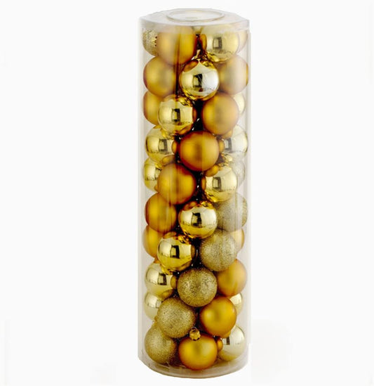 Shatterproof 50-Piece Ball Ornament Set, 60mm