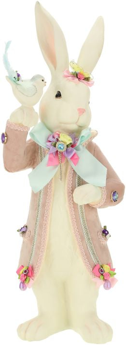 Jeweled Rabbit and Bird 21''