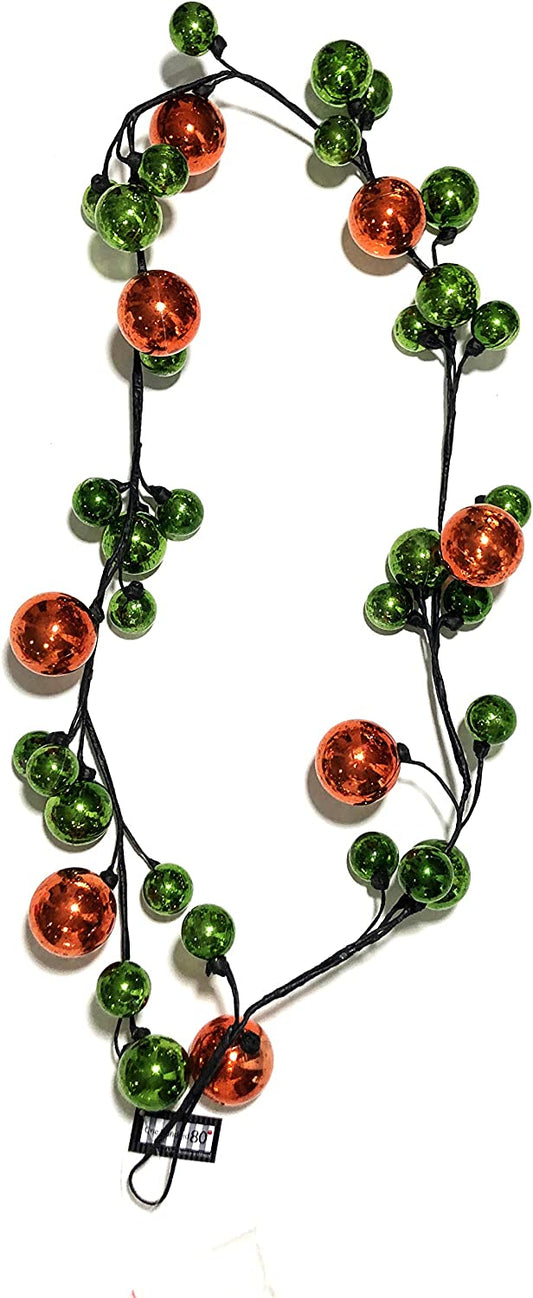 Halloween Ball Garland 58"