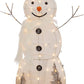 48"H Electric Lighted White Snowman