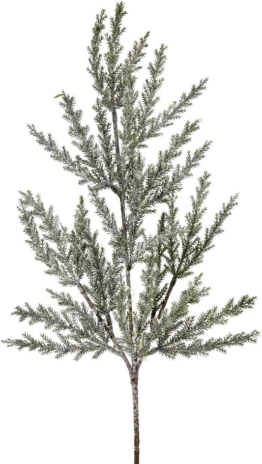 Frosted Prickly Juniper Spray 20"- Frosted Green