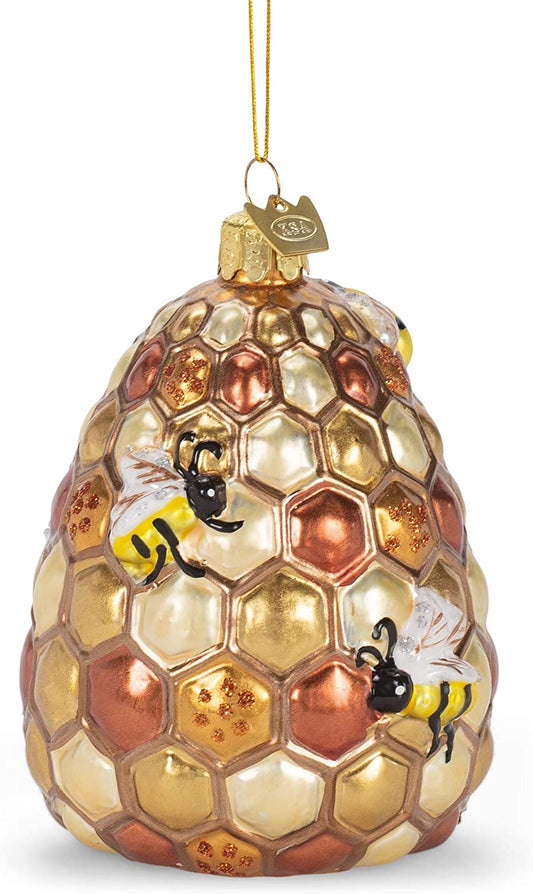 Noble Gems™ Bee-Hive Glass Ornament