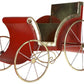 Red Carriage 23 X 17.5'' - Buggy, Sleigh