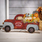 Painted wood truck with Fall filled bed cutout